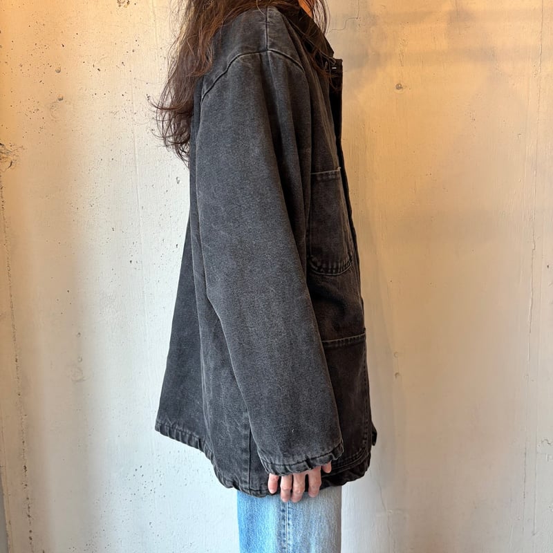 90s LA GATE Coverall Black Denim Coverall Jacke