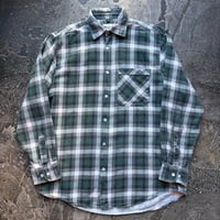Euro Vintage Plaid Print Flannel Shirt