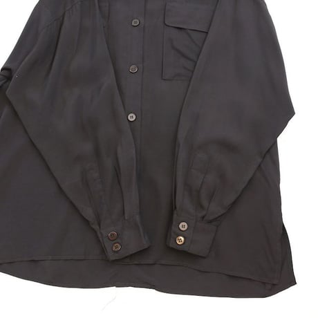 Black Rayon L/S Shirt