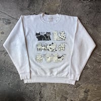 90s Cat Sweat Shirt