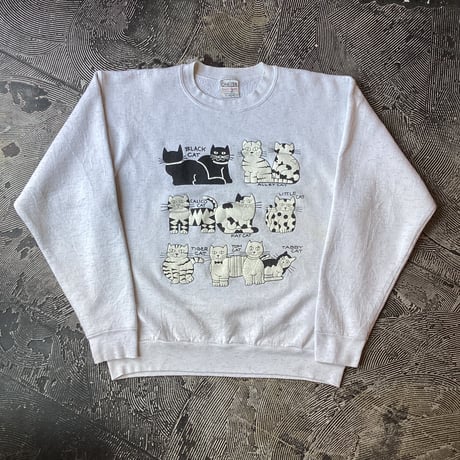 90s Cat Sweat Shirt