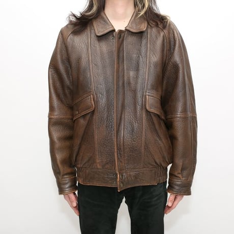 Vintage Brown Leather Jacket