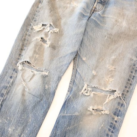 Levi's 501 Damage Denim Pants