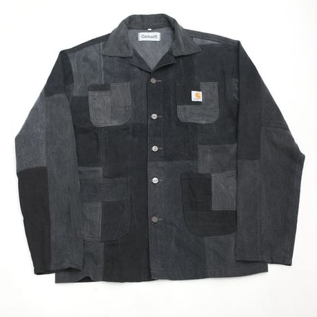 Carhartt Patchwork Remake Black Denim Jacket