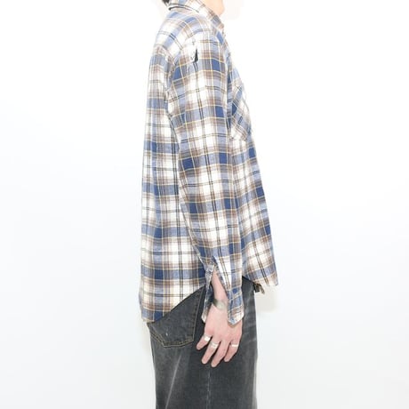 Print Flannel Plaid Shirt