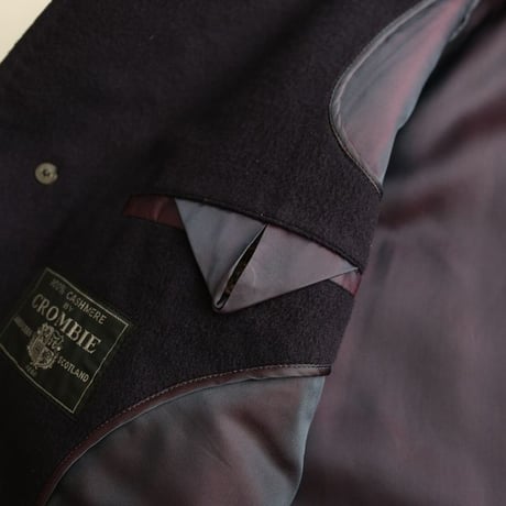 Balmacaan Coat 100% Cashmere by Crombie