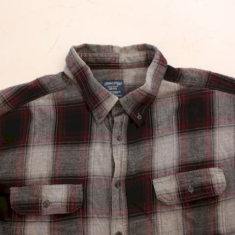 Ombre Check Flannel Shirt
