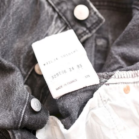 90's Levi's 501 Black Denim Pants MADE IN FRANCE