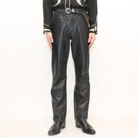 Lee Black Leather Pants Slim Fit