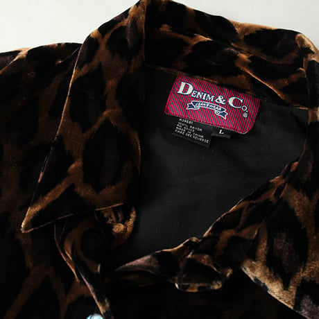 Leopard Rayon L/S Shirt