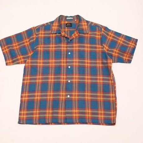 70's Plaza Square Checked S/S Shirt