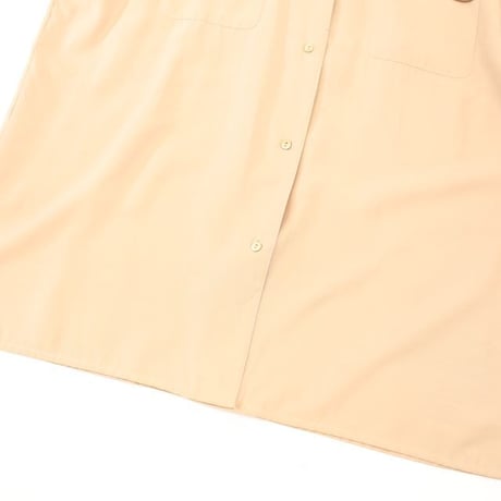 Rayon Open Collar L/S Shirt