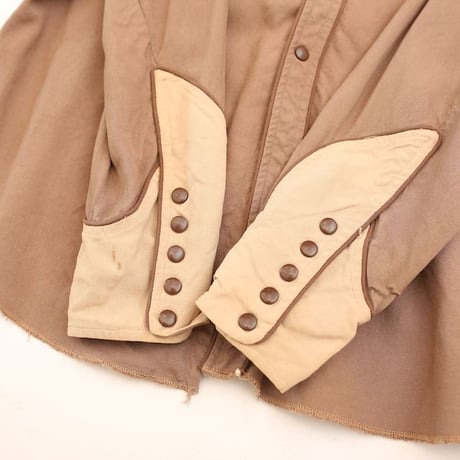 40’s Circle A Western Wear Rayon Gabardine Shirt