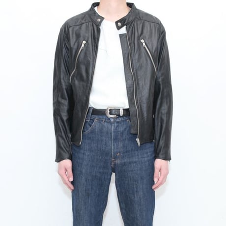 Vintage Black Leather Jacket