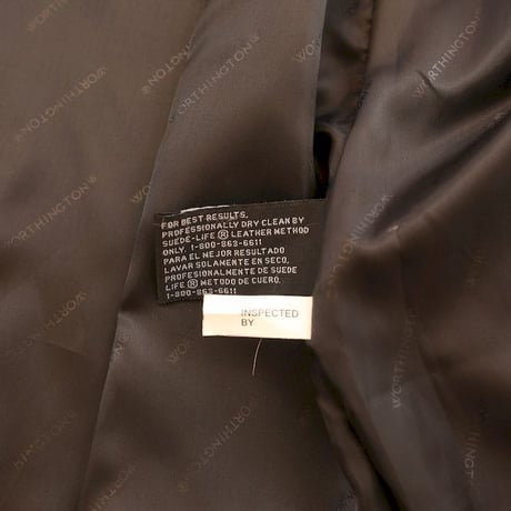WORTHINGTON Black Lambskin Jacket