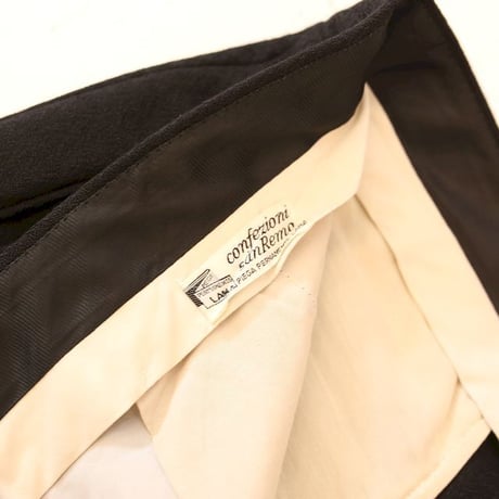 Euro Vintage Black Flared Trousers