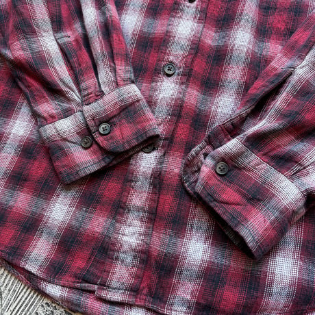 St. John's Bay Ombre Plaid Cotton Flannel Shirt