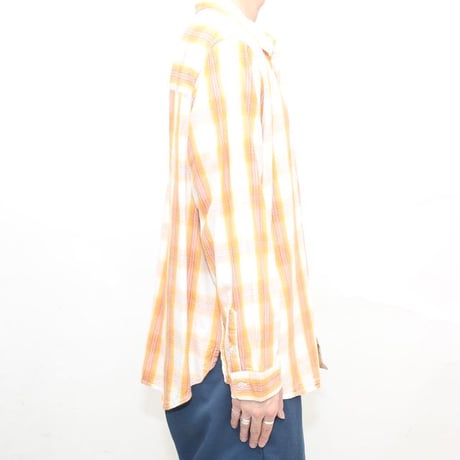 Cotton × Rayon Checked Pattern Shirt