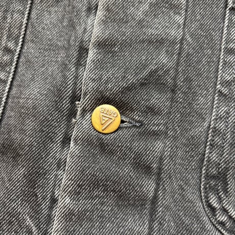 90s LA GATE Coverall Black Denim Coverall Jacket MADE IN USA