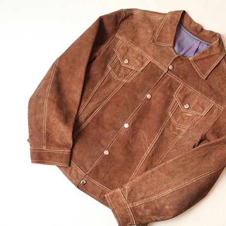 Suede Trucker Jacket