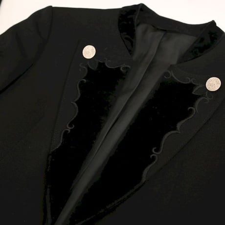 Black Embroidery Tyrolean Jacket