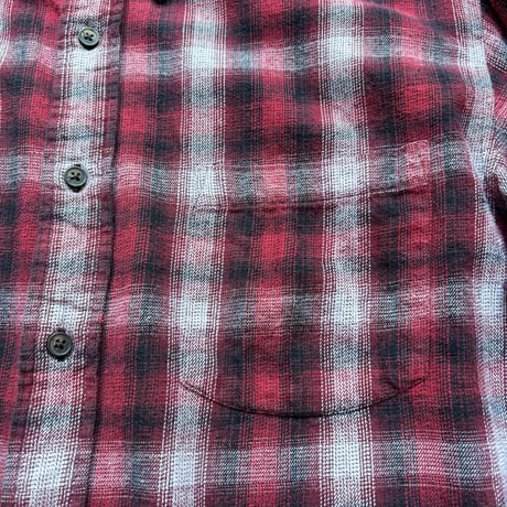 St. John's Bay Ombre Plaid Cotton Flannel Shirt