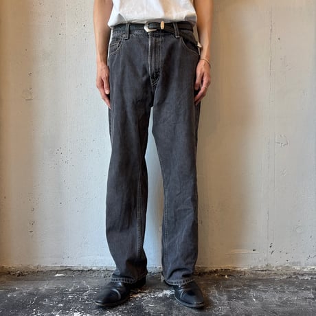 00s Levi’s 569 "Yarn-dyed" Black Denim Pants