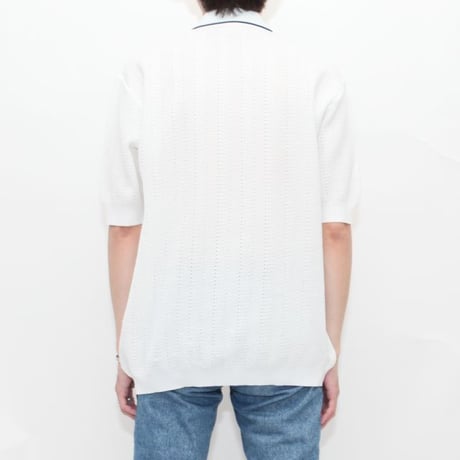 Euro Vintage Knit Polo Shirt