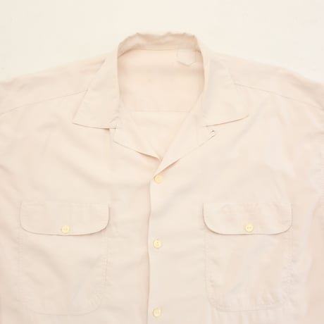 Open Collar Silk L/S Shirt