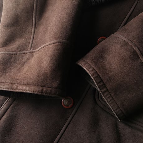 Vintage Yves Saint Laurent Mouton Coat