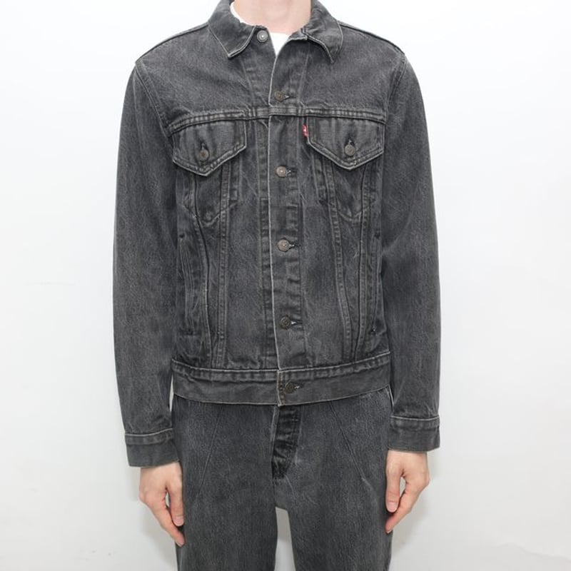 80's Levi's 70506-0259 Black Denim Jacket | Strato 80's Levi's 70506-0259 Black Denim Jacket | Strato