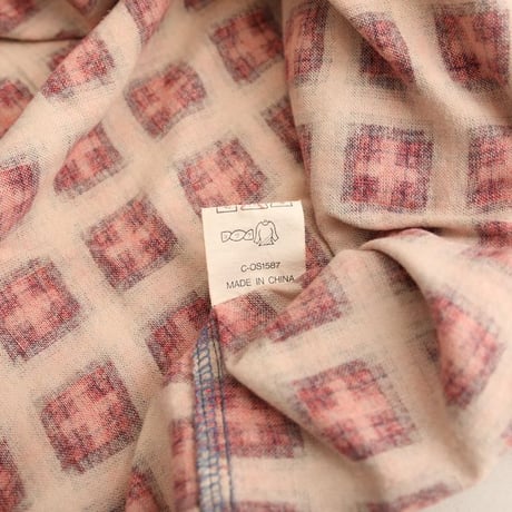 Print Flannel Plaid Shirt