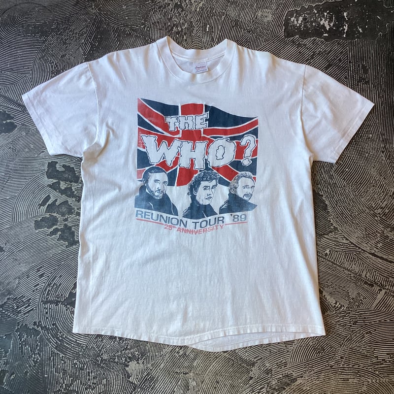 THE WHO 再結成時 Tシャツ 89's The Who Reunion Tour T-Shirt | Strato
