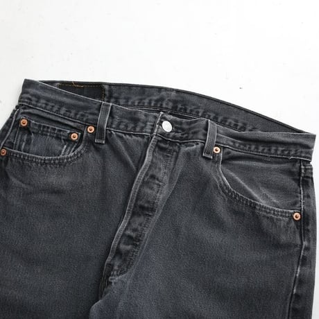 Levi's 501 Black Denim Pants MADE IN USA