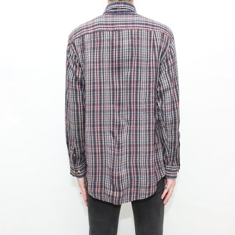 90's Plaid Acrylic Shirt
