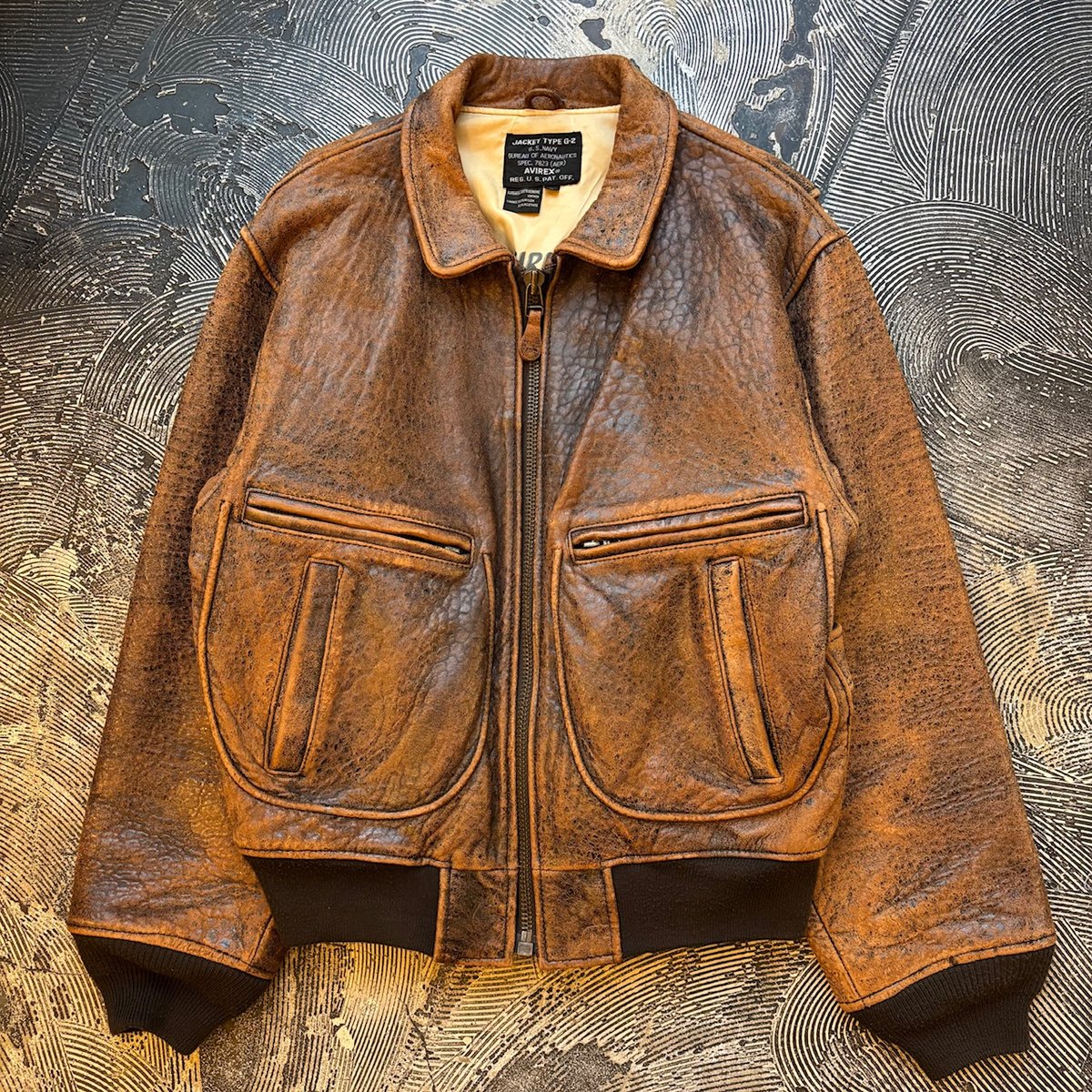 AVIREX Flight Leather Jacket Type G-2 | Strato