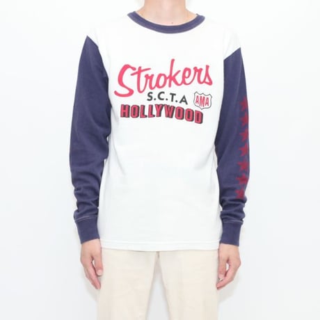 Two-tone Color  L/S T-Shirt