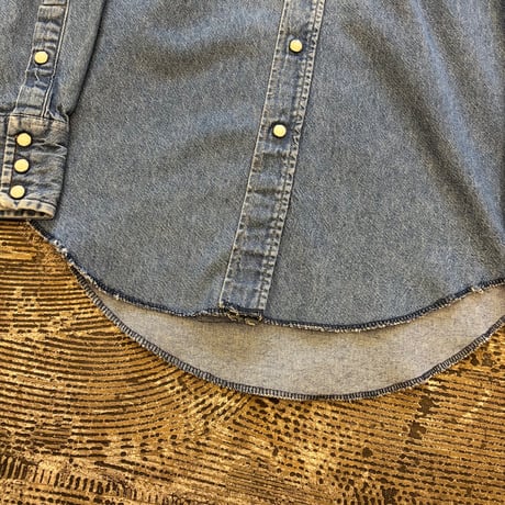 80s Wrangler Denim Western Shirt