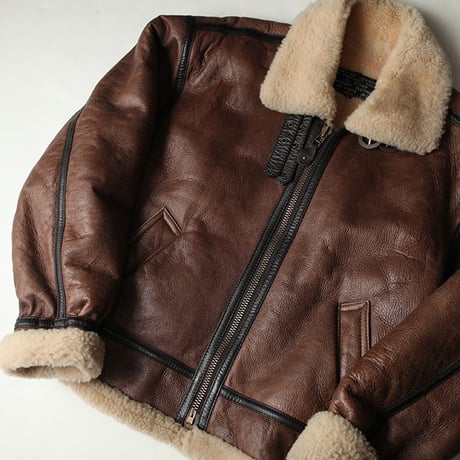 Vintage B-3 Mouton Leather Jacket