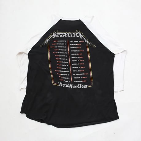 Metallica World Wired Tour 2017 Raglan Sleeve T-Shirt