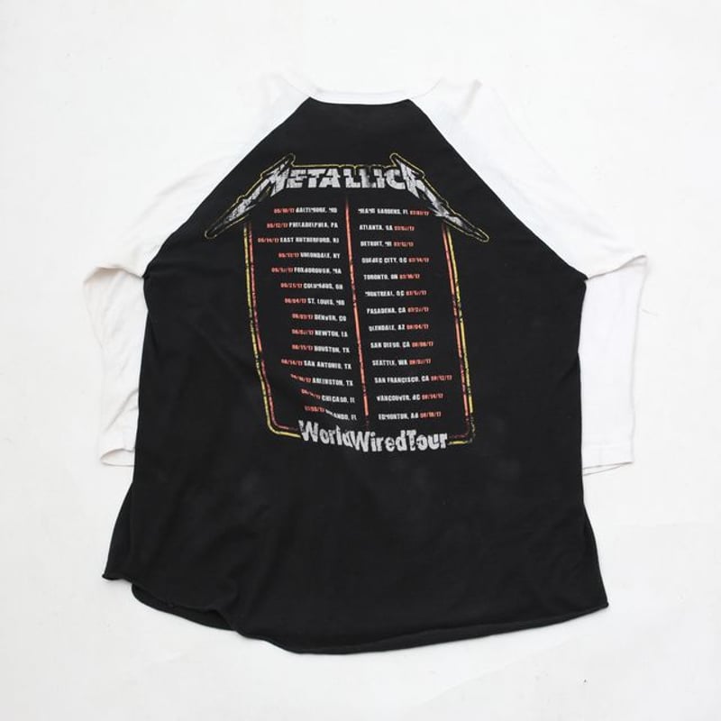 Metallica World Wired Tour 2017 Raglan Sleeve T