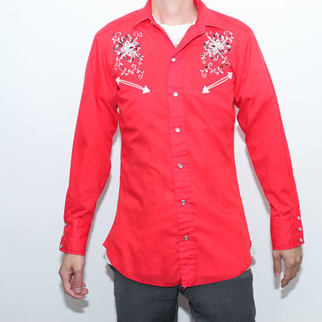 Embroidary L/S Western Shirt
