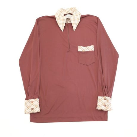 70's Kmart Pullover Polyester L/S Shirt