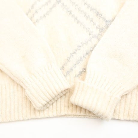 IZOD Shetland Wool × Cotton Knit Sweater