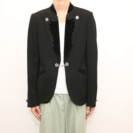 Black Embroidery Tyrolean Jacket