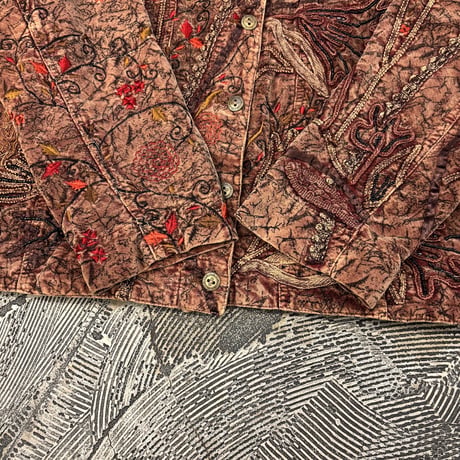 Chico's Design Embroidery Tracker Jacket