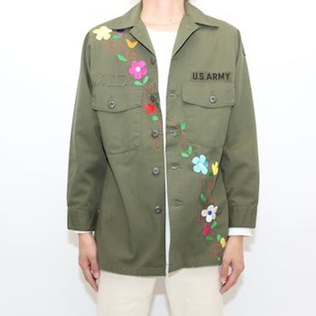 Embroidery Military L/S Shirt