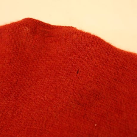 60's Saxony Mohair Knit Cardigan
