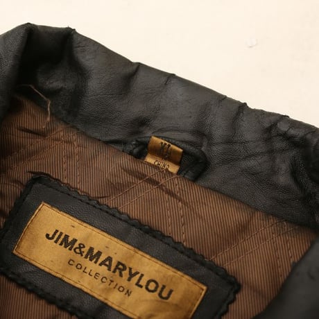 Black Leather Jacket Loose Silhouette