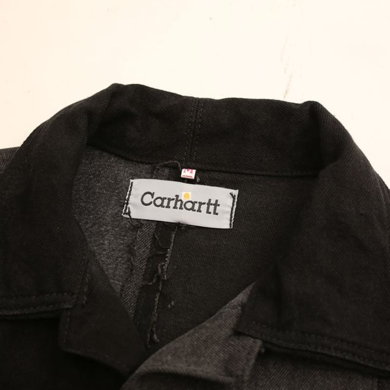 Carhartt Patchwork Remake Black Denim Jacket |
